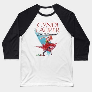 Cyndi Lauper Baseball T-Shirt